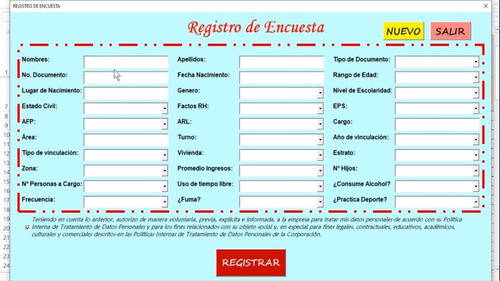 Formato Perfil Sociodemográfico