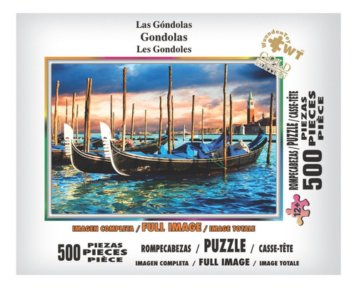 Rompecabezas Wuundentoy Gold Edition 500 Pzs Las Gondolas