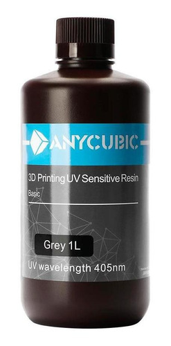 Resina Uv Anycubic Basic - 1l - Grey