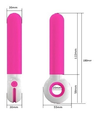 Consoladores Vibrador 18x4 Juguetes Sexuales Adultos Sexshop