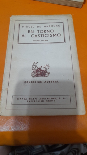 En Torno Al Casticismo Miguel De Unamuno Austral Casa80