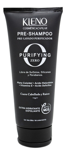 Kleno Purifying Zero Pre Shampoo Purificador Exfoliante 6c