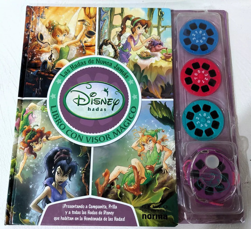 Las Hadas Del País De Nunca Jamás.disney (libro Y Proyector)