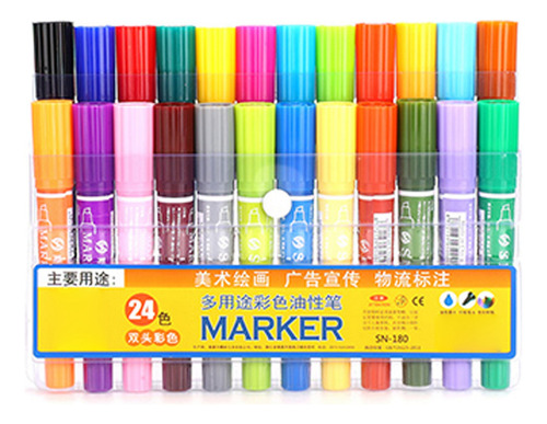 Juego De Bolígrafos De Pintura, Juego De 24 Colores
