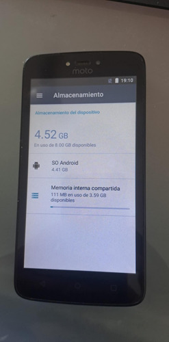 Motorola Moto C 1g Ram 8gb Negro At&t Negro (Usado)