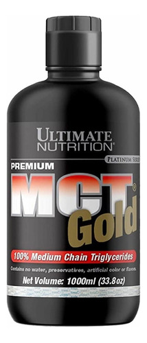 Mct Gold, Dieta - Ultimate Nutrition (1000 Ml) Sabor Sin sabor