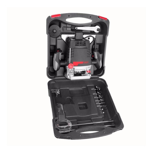 Fresadora Router Rebajadora Superficie Tupi Mano Skil 1831 Accesorios Kit Fresas Maletin Madera Carpinteria Skill