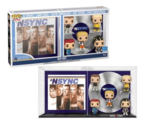 Conjunto Funko Pop Rock Nsync, exclusivo do Walmart, Justin Timberlake