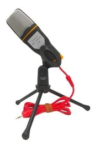 Microfone Condensador Tripé Para Gravação Pc Cabo Estúdio