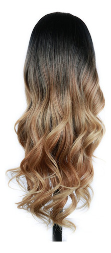 Peluca De Extensión Con Ondas De Agua, Resistente Al Calor,