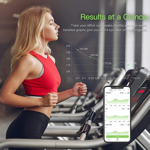Imagen 4 de 10 de Balanza Smart Con App Para Celular Google Fit Apple Health