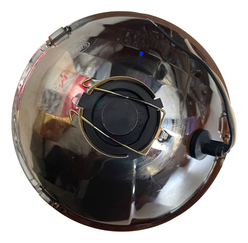 Faro Redondo 7 Pulgadas Samurai Pantalla De Vidrio H4 Grande