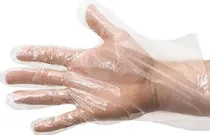 Comprar 500 Luvas Plastica Descartáveis Transparente Uso Doméstico