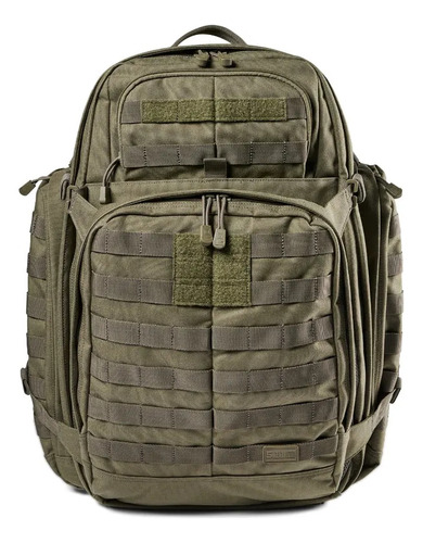 Mochila Tactica Militar 5.11 Rush72 Multi Camo 55 Litros Bac Color Verde Oscuro Diseño De La Tela Nylon