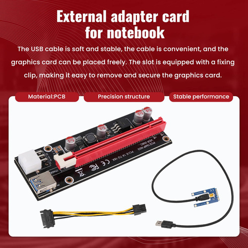 Gráfico Externo Pcie A Pci Express 16x Para Portátil