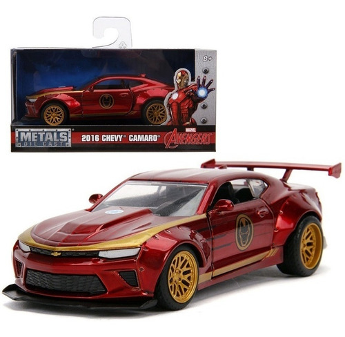 Iron Man Carro De Colección A Escala Chevy Cámaro Jada Toys
