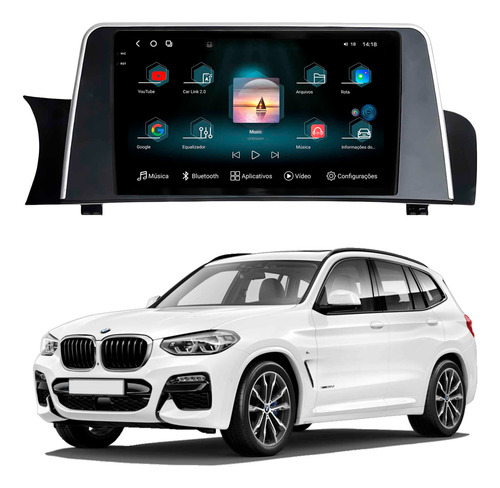 Multimídia Aikon Fóton G3 X4 2014 A 2019 12+256gb Octa 2k 9p