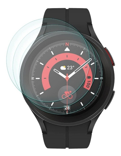 Imagen 3 de 4 de Lamina Hidrogel Para Samsung Watch 5 Pro De 45mm Rock Space