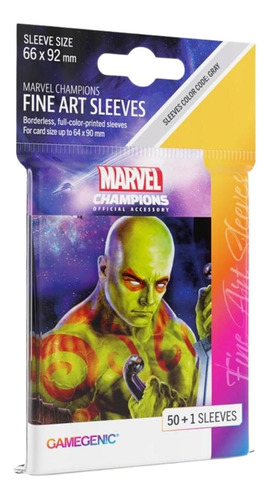 Marvel Champions Fine Art Sleeves  Drax