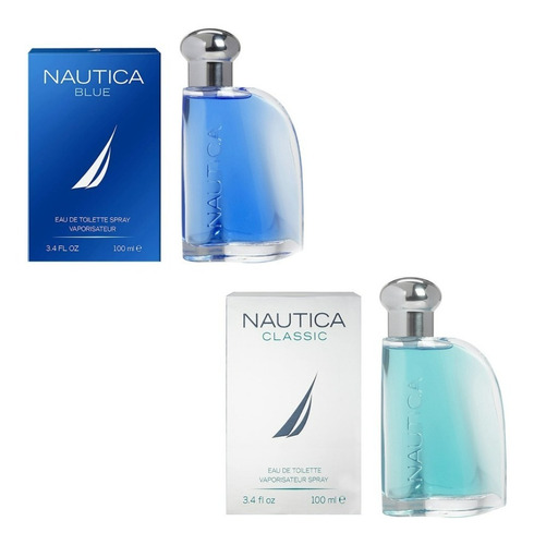 Paquete De Nautica Blue Y Nautica Clasico Original