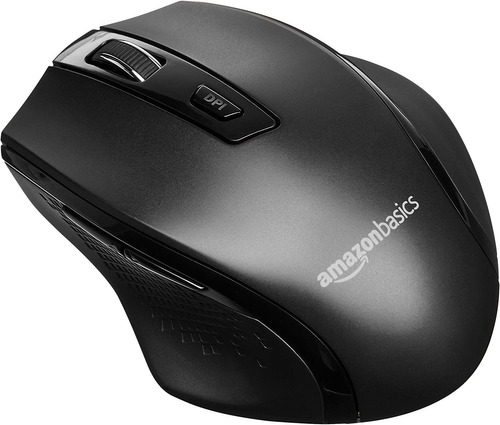 Amazon Basics Mouse Ergonómico Inalámbrico Para Pc Dpi Ajust