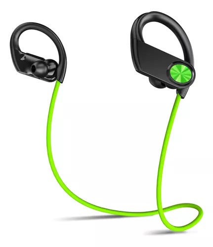 Auriculares Bluetooth, auriculares inalámbricos de graves profundos con 16  horas de reproducción, auriculares Bluetooth en la oreja con ganchos para
