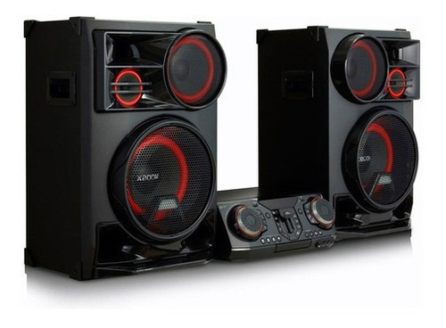 Mini Componente LG Cl98 3500w, Bt, Karaoke, Luces Multicolor Color Negro Potencia RMS 3500 W