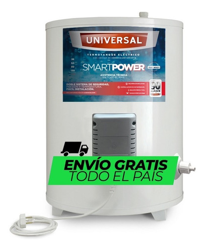 Termotanque Universal 40 Litros Eléctrico