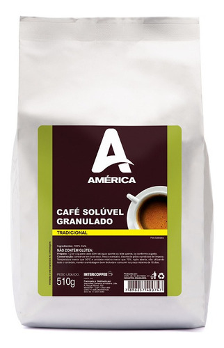 Cafe Solúvel Granulado América 510g