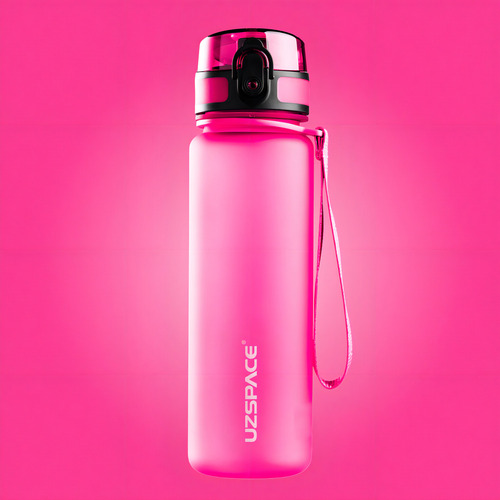 Botella Deportiva Uzspace 3026 - 500ml - Red Color Rosa
