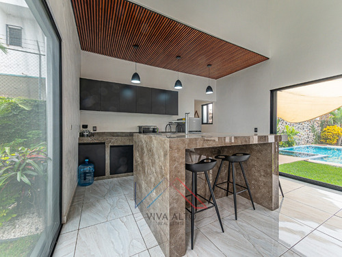 Casa Nueva De 1 Nivel En Fraccionamiento Con Alberca Y Jacuzzi_oaxtepec/ Cocoyoc Morelos