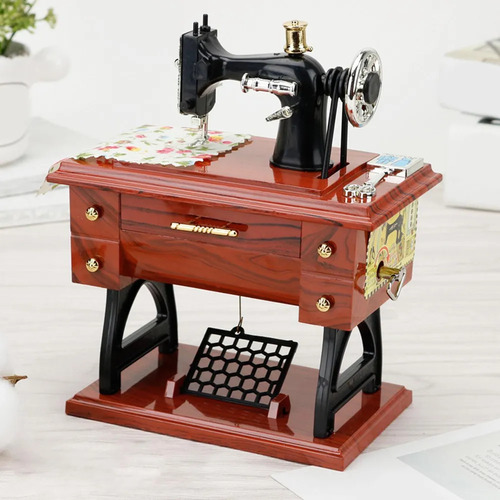 Nuevo Figuras De Caja De Música En Miniatura For Coser