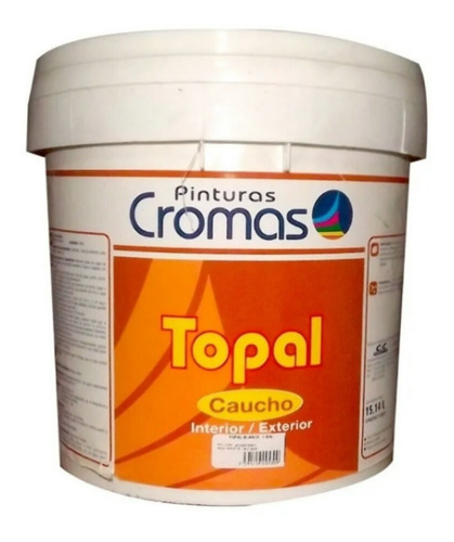 Pinturas Cromas Topal Blanco Puro Clase B Caucho 