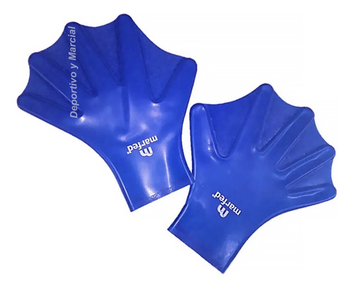 Imagen 4 de 8 de Manoplas De Natacion Guantes Silicona Marfed Entrenamiento