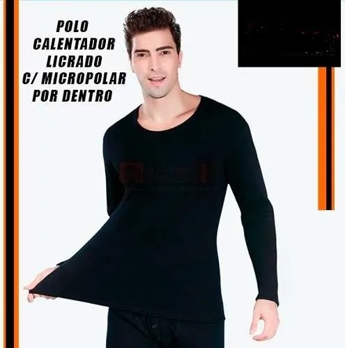 Polo calentador hombre hotsell