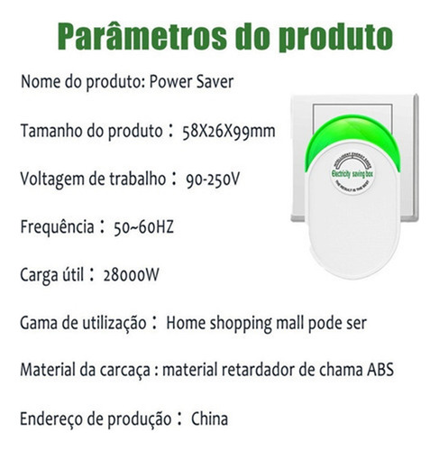 A 2×reductores De Ahorro De Energía - 50/60hz Ahorros De
