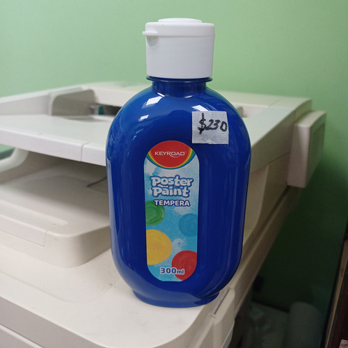 Témpera Infantil Keyroad De 300ml Color Azul