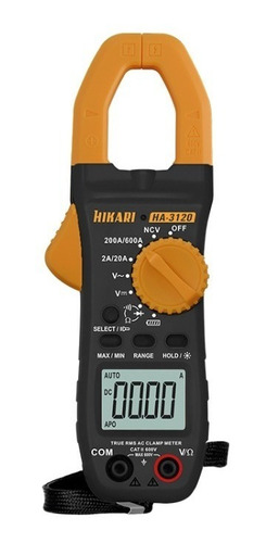 Alicate Amperímetro Digital Hikari Ha-3120 Medição Teste Ncv