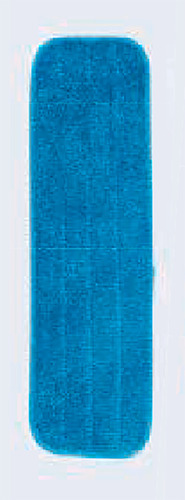 Kit 5 Refil Wet Mop Microfibra Azul 49x14 Bralimpia