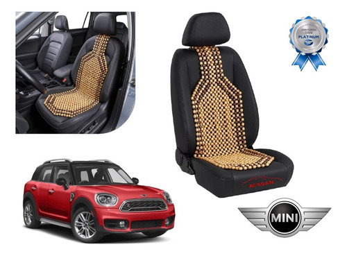 Cubre Respaldo Bolitas De Madera Mini Cooper Countryman 2019