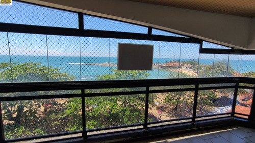 Imagem 2 de 18 de Apartamento Bem Localizado, Com Vista Para A Praia Das Castanheiras, No Centro De Guarapari - Ap01219 - 69212572