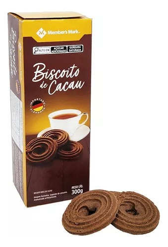 Biscoito De Cacau Rosca De Chocolate Importado Alemanha 300g