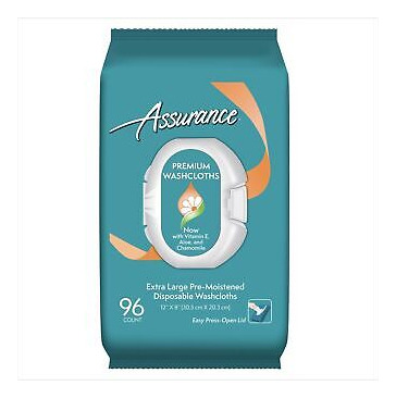 Assurance Premium Extra Large Pre-moistened Disposable W Ssb