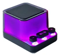 Comprar Parlante Portatil Bluetooth Luz Led Rgb 5w Luz Led Rgb Sd Tf