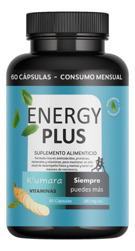 Energy Plus Energizante Natural Para Adultos