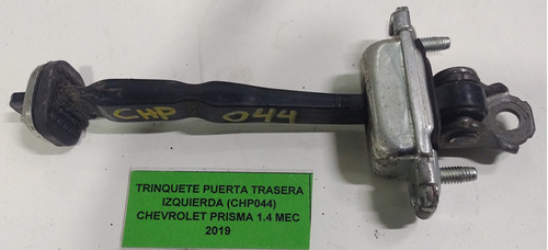 Trinquete Puerta Tras Izq Chevrolet Prisma 1.4 Mec 2019