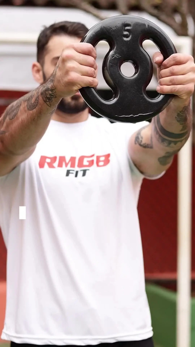 Anilha RMG8 Fit de 5 kg &mdash; revestimento de borracha