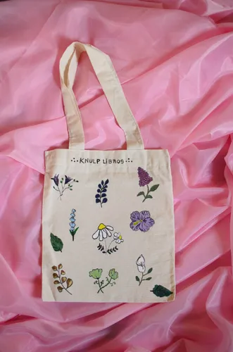 Tote bag pintado a mano hotsell