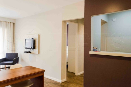Imagem 8 de 15 de No Jardim Paulista, Maravilhoso Flat Mobiliado E Com Vaga De Garagem! Park Avenue. - Sf34843