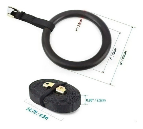 Aros Para Cross Training Con Correas Athletic Works